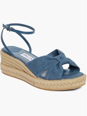 Jimmy Choo Espadrille Wedge Sandals (NWT) runs 1/2 size small